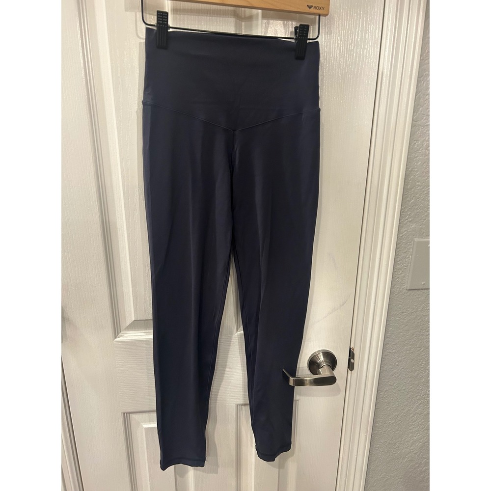 OFFLINE by Aerie Real Me 7/8 Legging Navy Blue High Rise V-Waist Athleisure